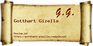 Gotthart Gizella névjegykártya